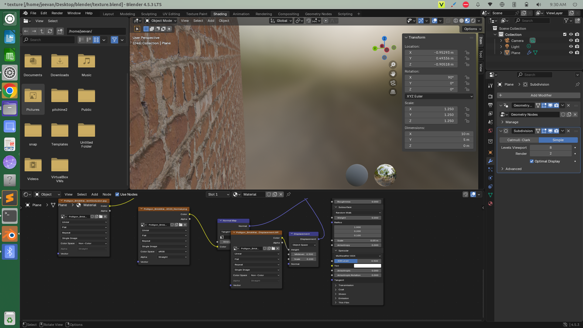 Improved brick wall render