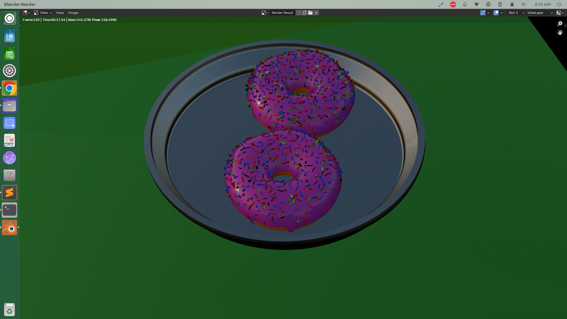 First Blender Donut