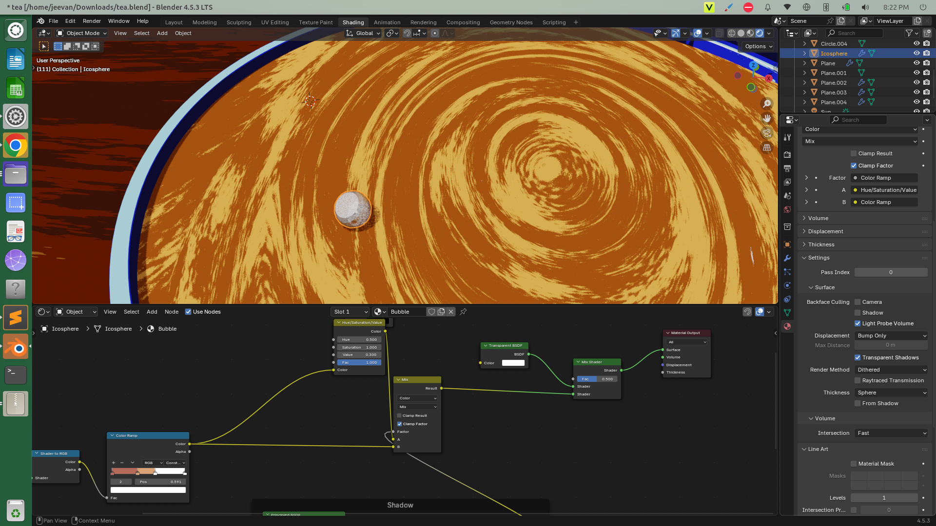 Cartoony teacup render